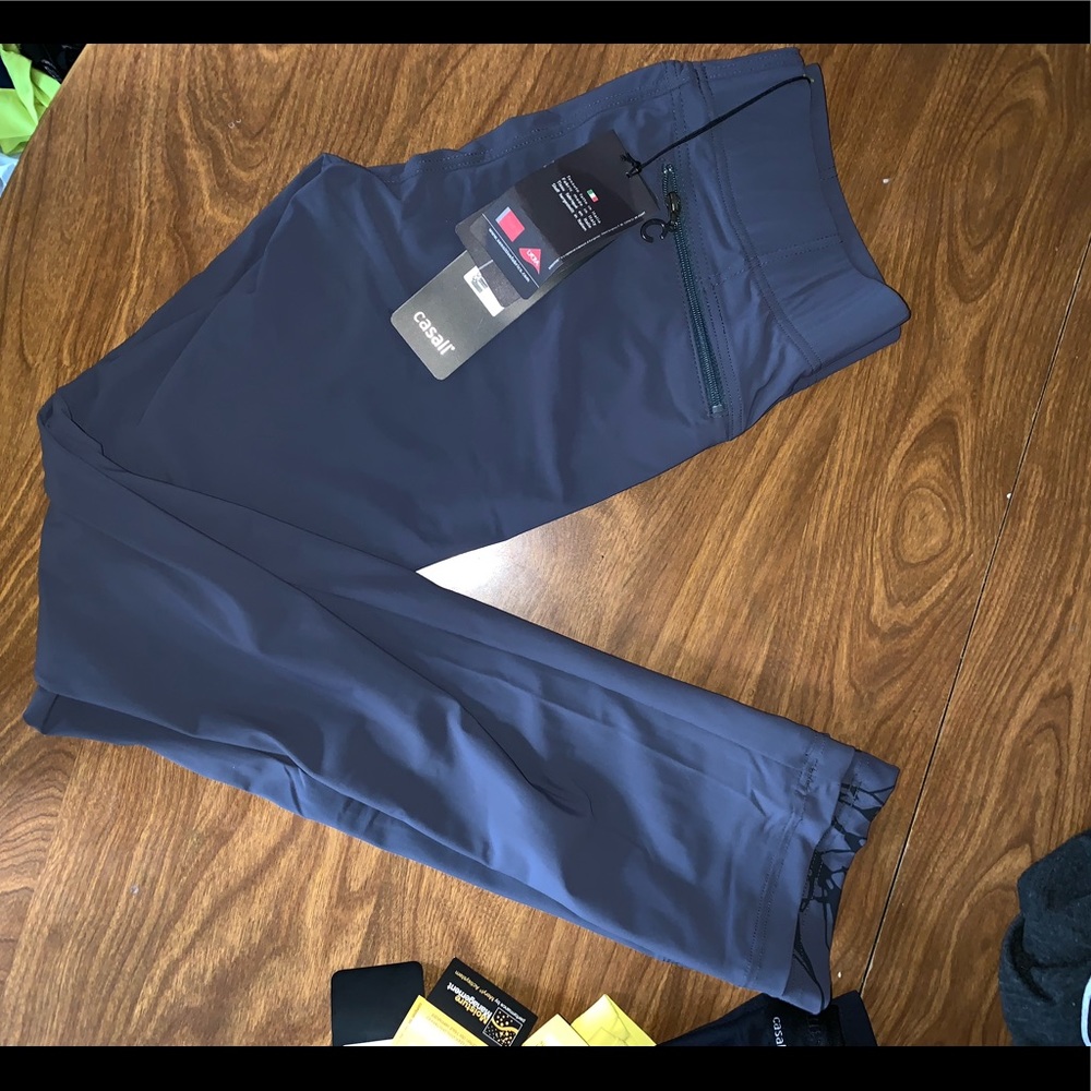 Casall 3/4 dark grey/blue leggings new with tags!
